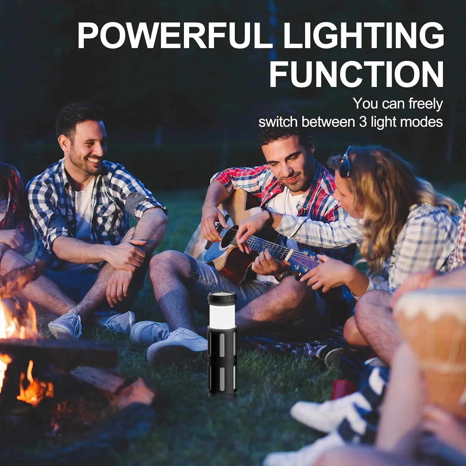 LS IPX5 Portable Blue Tooth Speaker Fm Radio Flashlight Speaker with Flashlight Table Lamp Wireless Speaker LED Light Camping- My Store