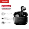 Lenovo LP40 Plus Bluetooth Earphones Wireless Headset Noise Reduction Headphones 230mAh HiFi Stereo Sports Earbuds With Mic LP40 Plus Black LP40 Plus Tidesmit