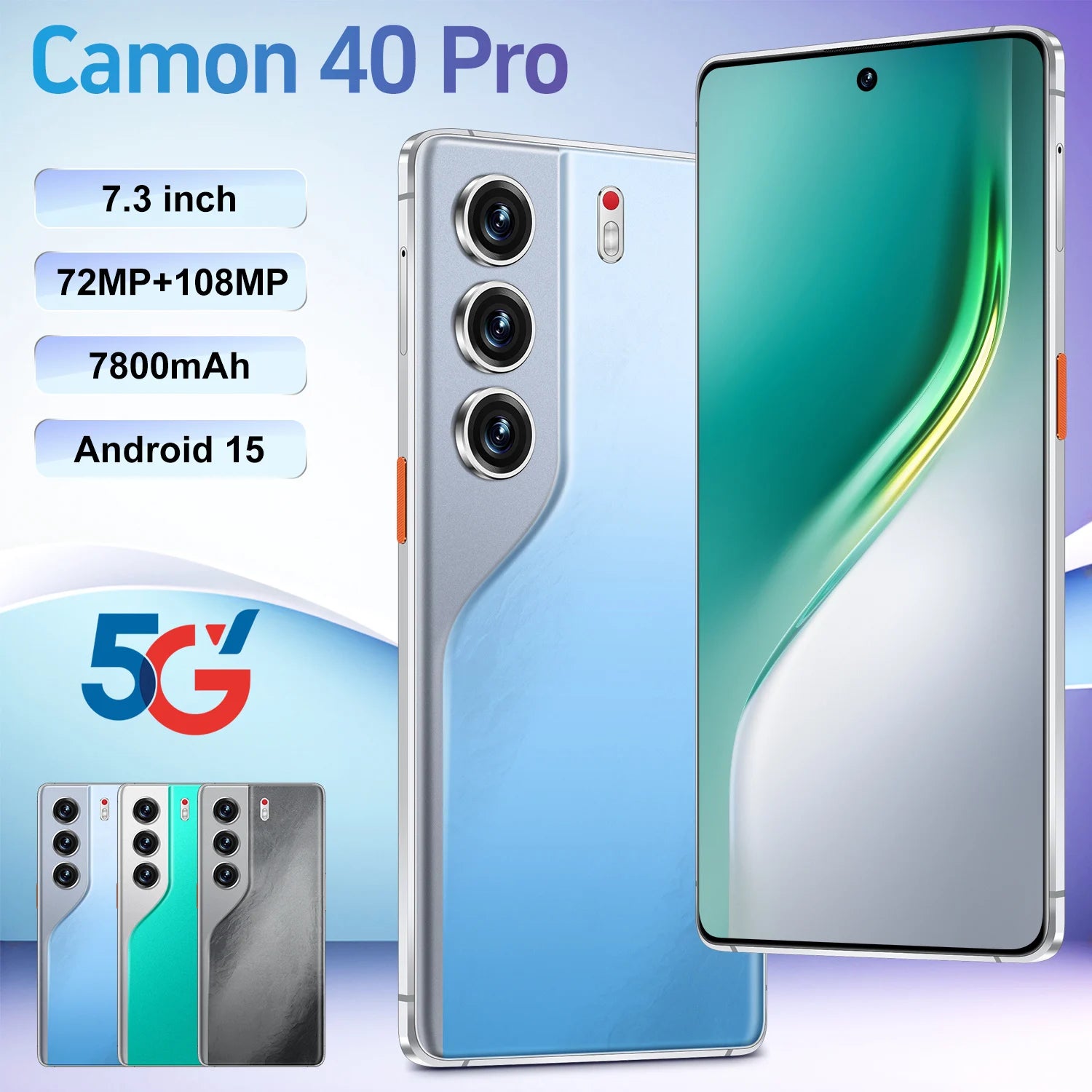 Camon 40 Pro 5G Smartphone 16GB RAM 1TB Storage - Dual SIM Tidesmit