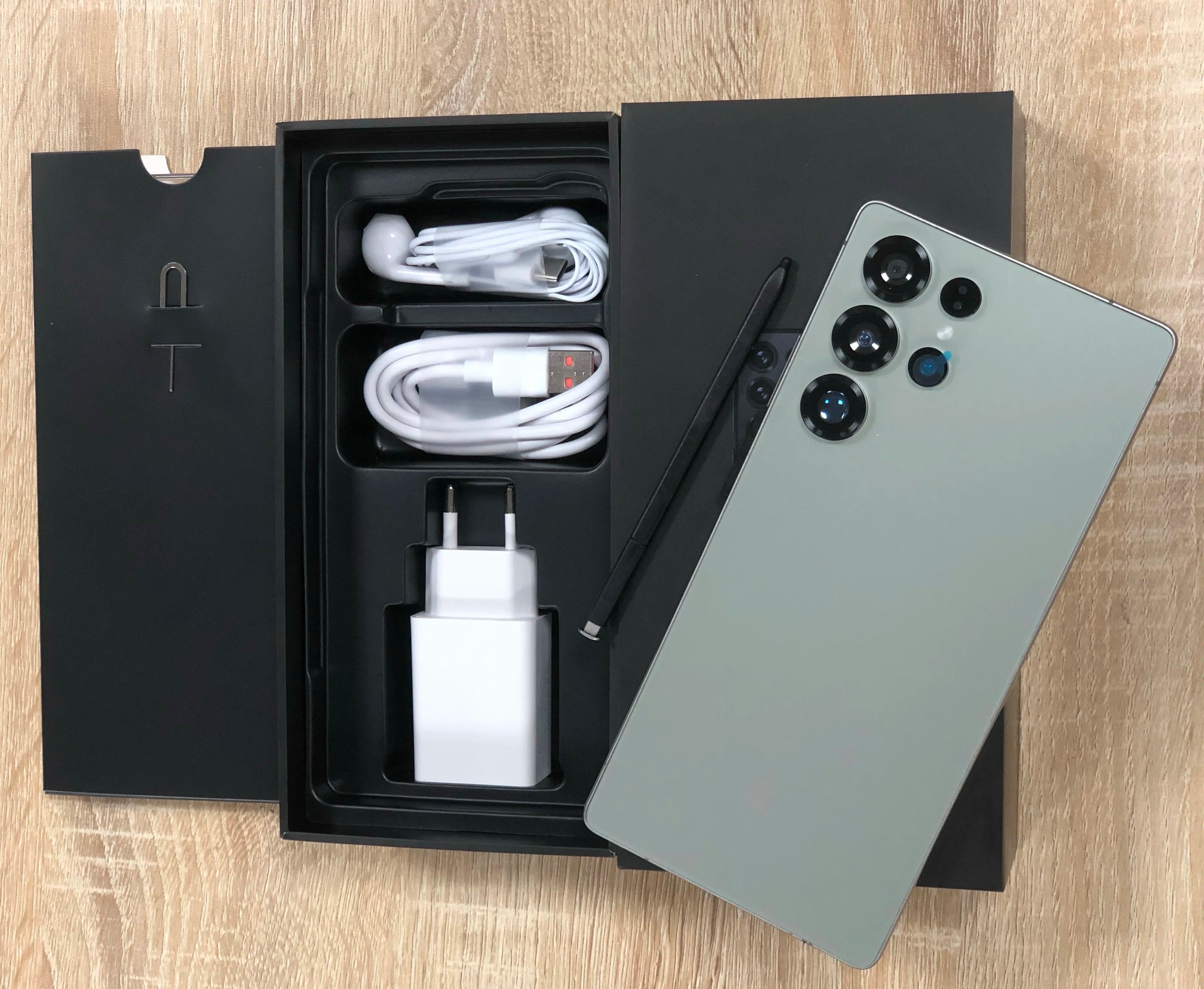 New S25 Ultra 22GB+2TB S25 Ultra Smartphones Android 15 7.3 Inch S25 Ultra 5G Dual SIM S25 Ultra Cellphone Mobile Smart Phones Green 22GB RAM+2TB ROM Tidesmit