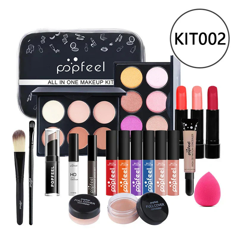 HOT 20 Styles New Fashion Eye Shadow POPFEEL Birthday Gift Makeup Gift Set ALL in ONE Full Professional Makeup Kit for Girl ALIBABA KIT002 Tidesmit