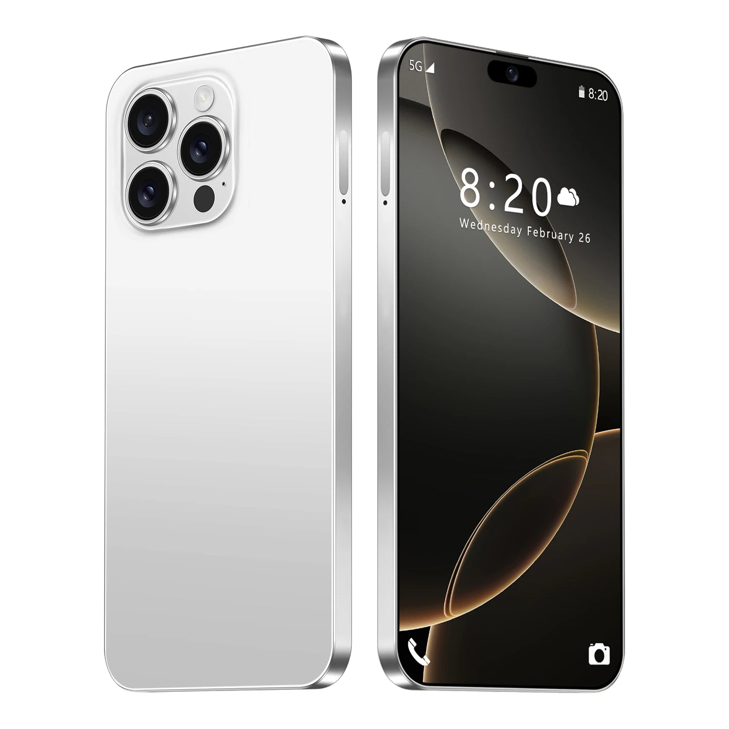 I16 Pro Max 5G smartphone with 7.3 inch HD screen, 16GB RAM, 1TB storage, and 108MP camera for high performance.