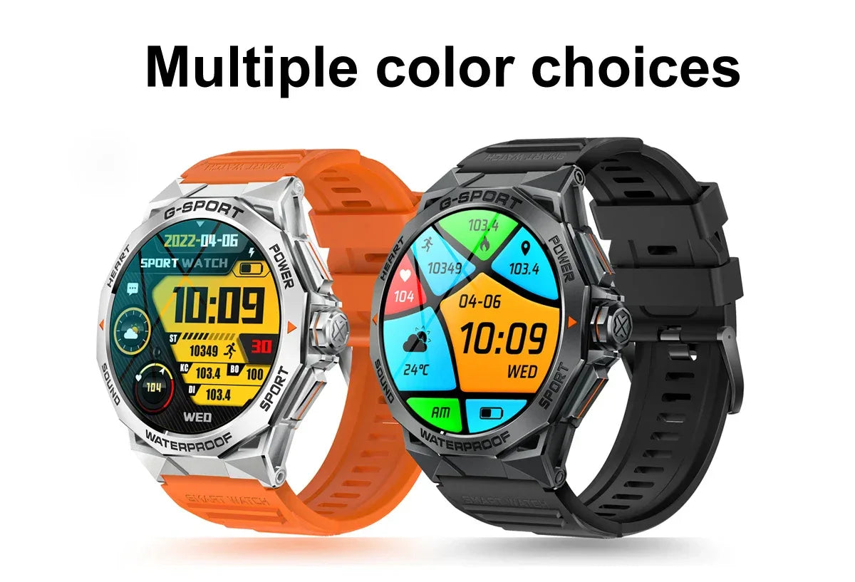 K62 1.43-Inch Amoled Fashion Smart Watch for Bluetooth Blood Oxygen Exercise Tracking SOS Heart Rate/Blood Pressure Monitoring I - Tidesmit