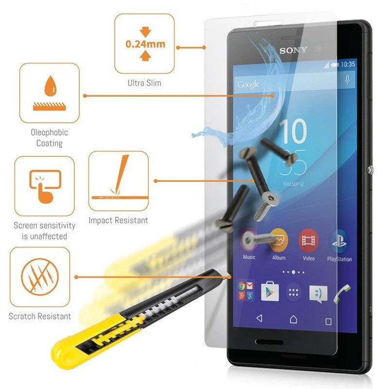 Phone Glass for Sony XZ2 XZ2 Compact Premium XZ3 Screen Protector Tempered Glass for Sony XZ Premium XZS XZ1 Compact AE Tidesmit