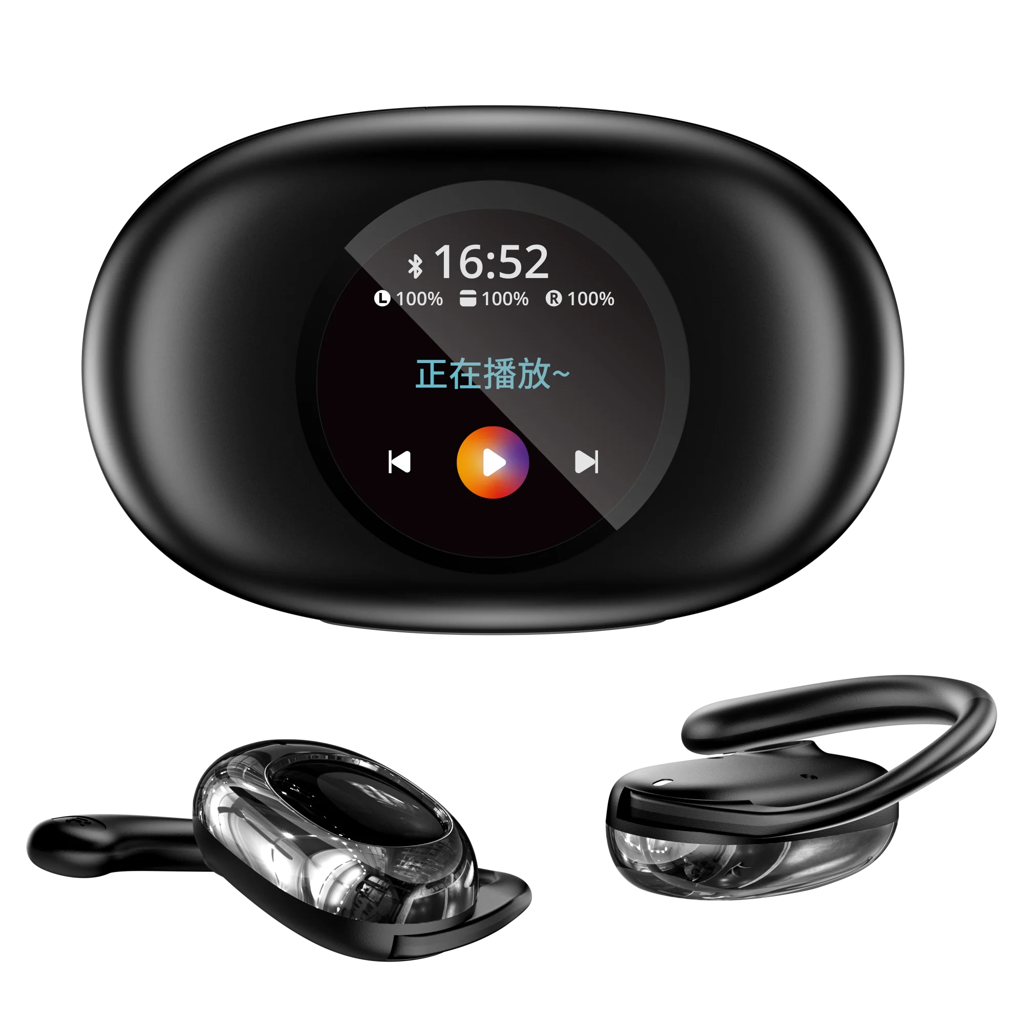 Y39 Wholesale Manufacturer Hanging Ear Wearing Earbuds Wireless Earbud Waterproof Sport AI Translation Headphones Tidesmit