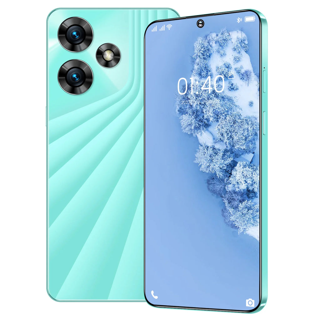 Unlocked 5G Smartphone 7.3 Inch OLED, 16GB RAM, 1TB Storage - Green Tidesmit
