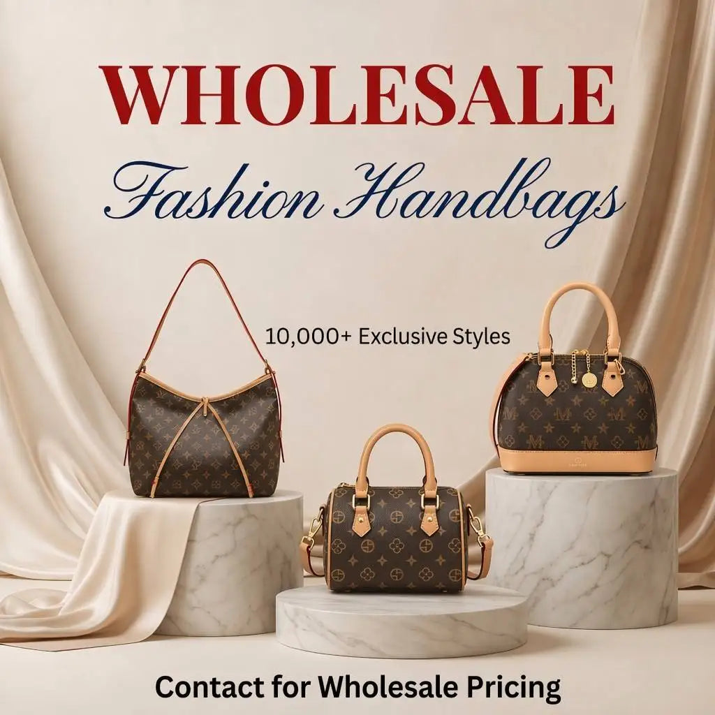 Luxury cowhide trunk handbags featuring Parisian monogram print, leather trim, and gold hardware for wholesale supply.