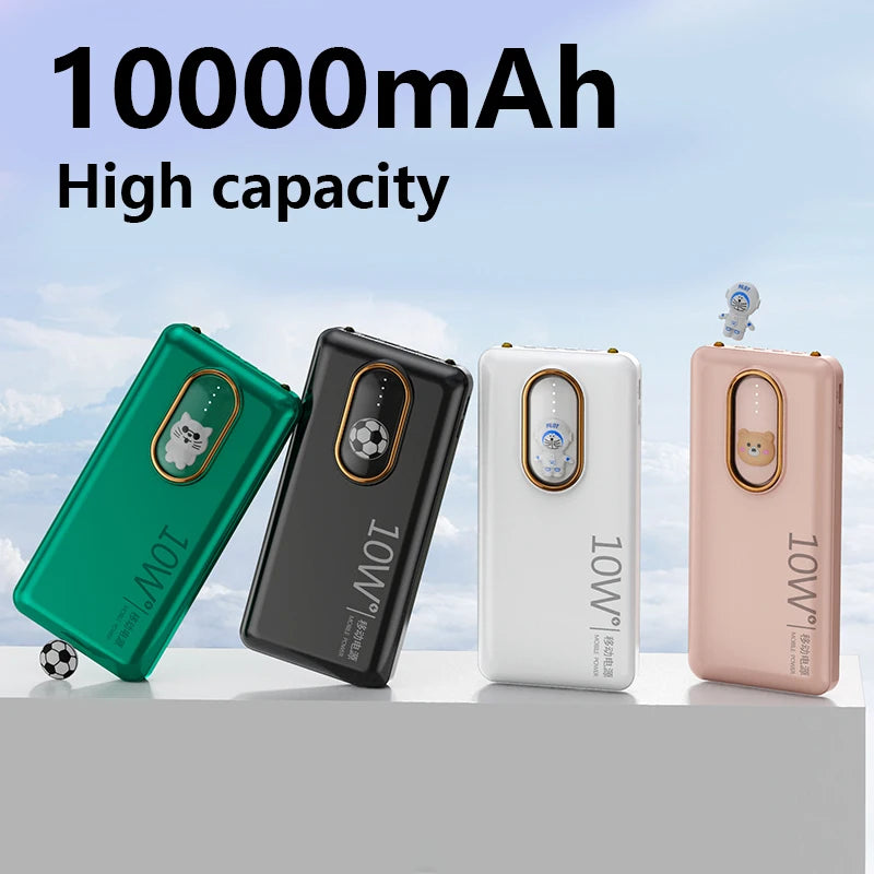 Power bank charger-10000mah Power Bank Customize Cartoon Gift Idea Fast Charging Station for Phone Power Banks Tidesmit