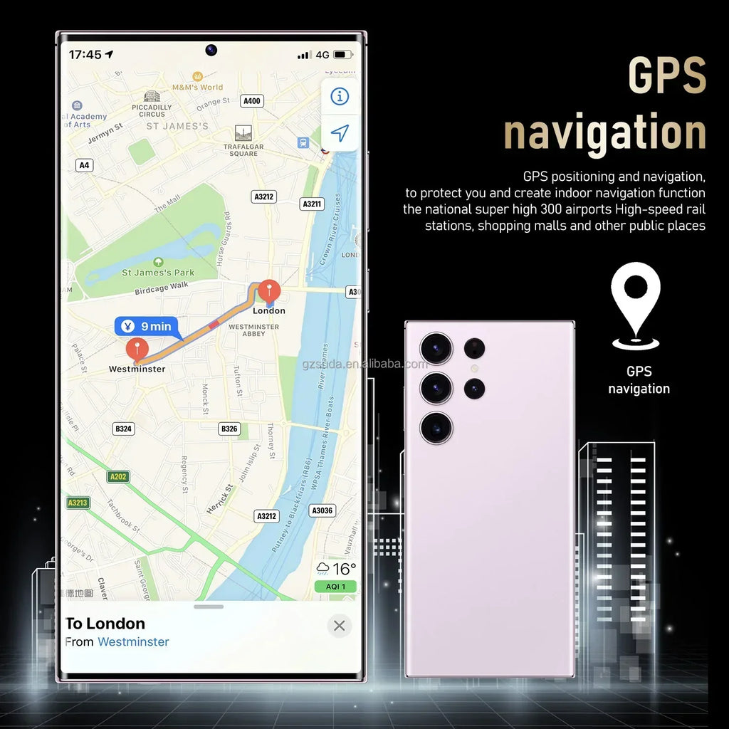 Note 30 Ultra Smartphone 7.3 Inch AMOLED Screen Telephone Smartphone 5G Cellphone Large Screen HD Camera Tidesmit