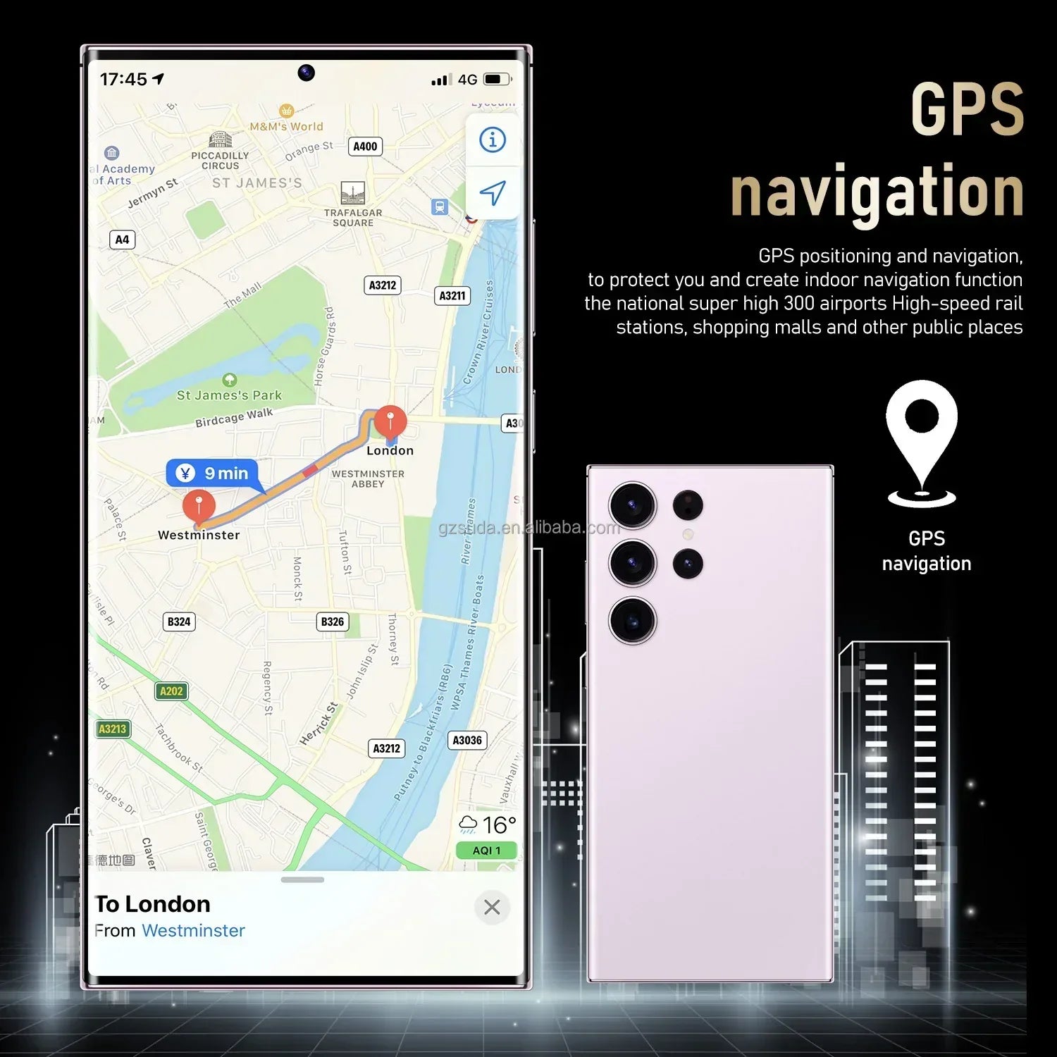 Note 30 Ultra Smartphone 7.3 Inch AMOLED Screen Telephone Smartphone 5G Cellphone Large Screen HD Camera Tidesmit