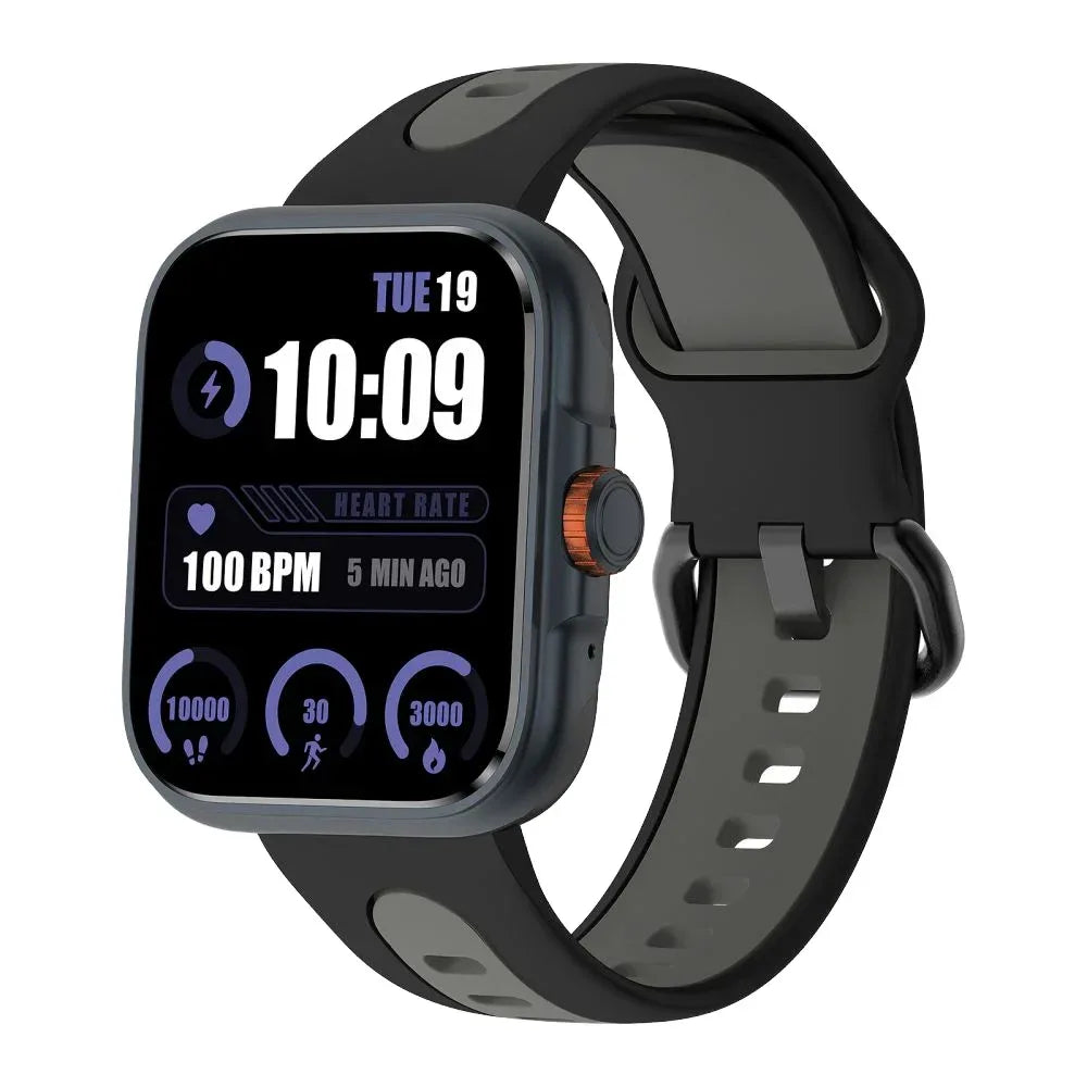 S216 GPS Smart Sport Watch for Men Women AMOLED Display Fitness Tracker Heart Rate Monitor Waterproof Rubber Band Android - Tidesmit