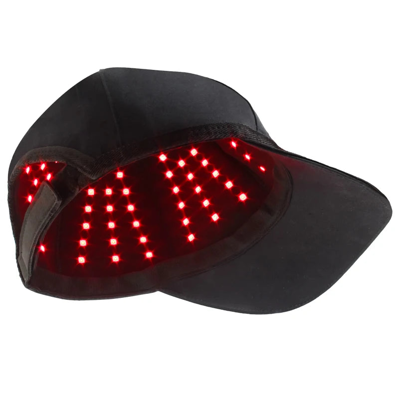 Red Light Therapy for Head, Red Light 630nm Infrared Light 850nm with Timer & Controller Black Tidesmit