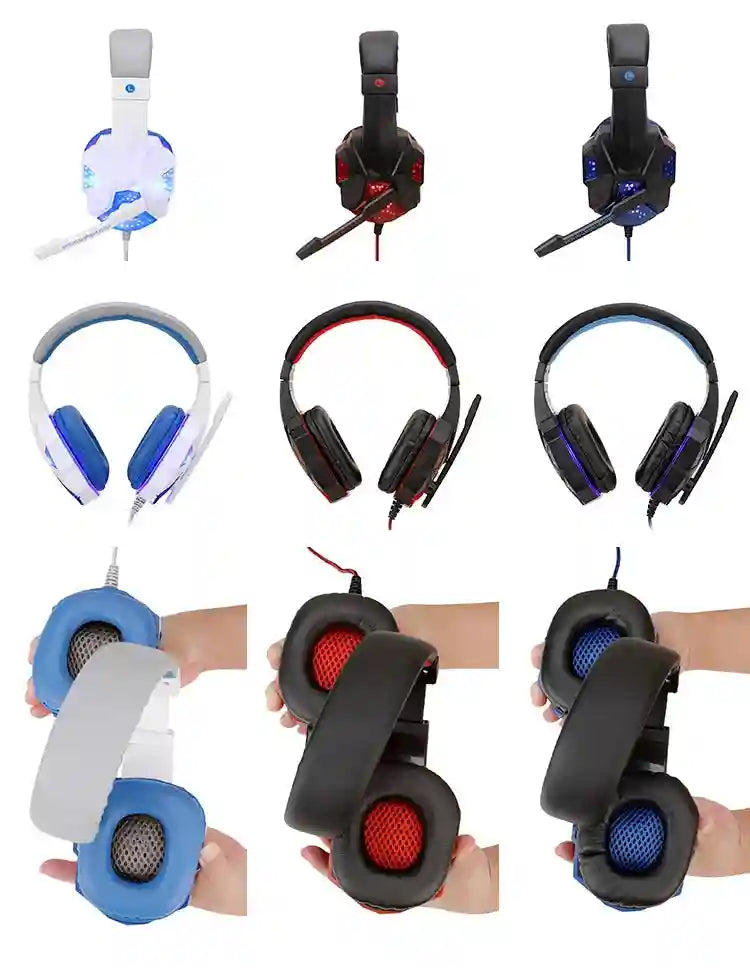 Wired Gaming Headset with Microphone - 7.1 Surround Sound for PC and PS5 Tidesmit