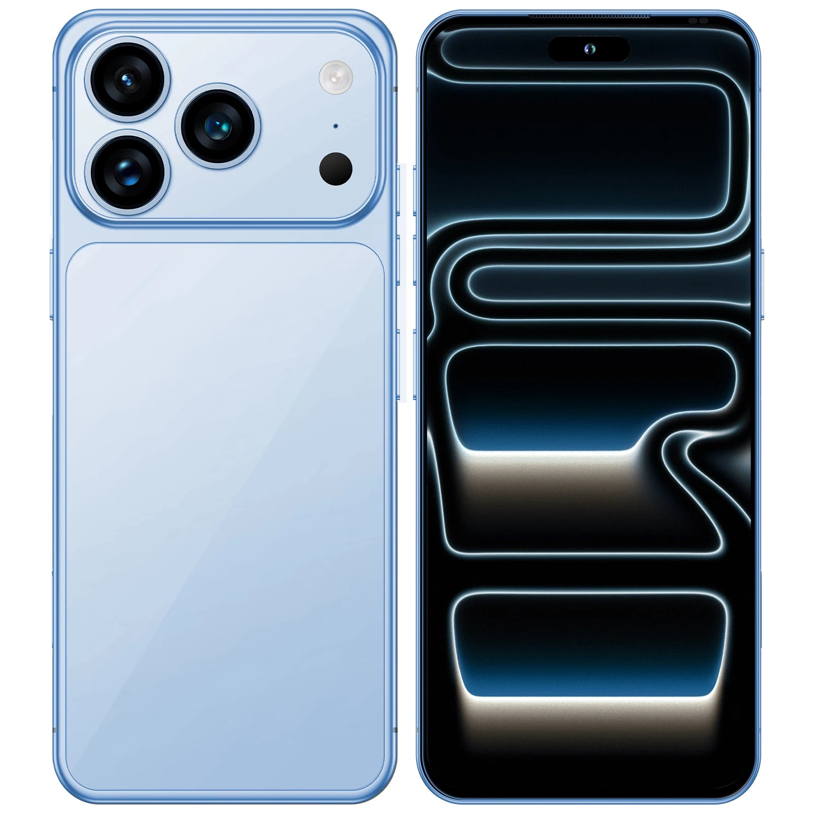 5G Smartphone 7.3 Inch AMOLED 1TB 16GB RAM Unlocked - Tidesmit Blue 16g 1TB Tidesmit