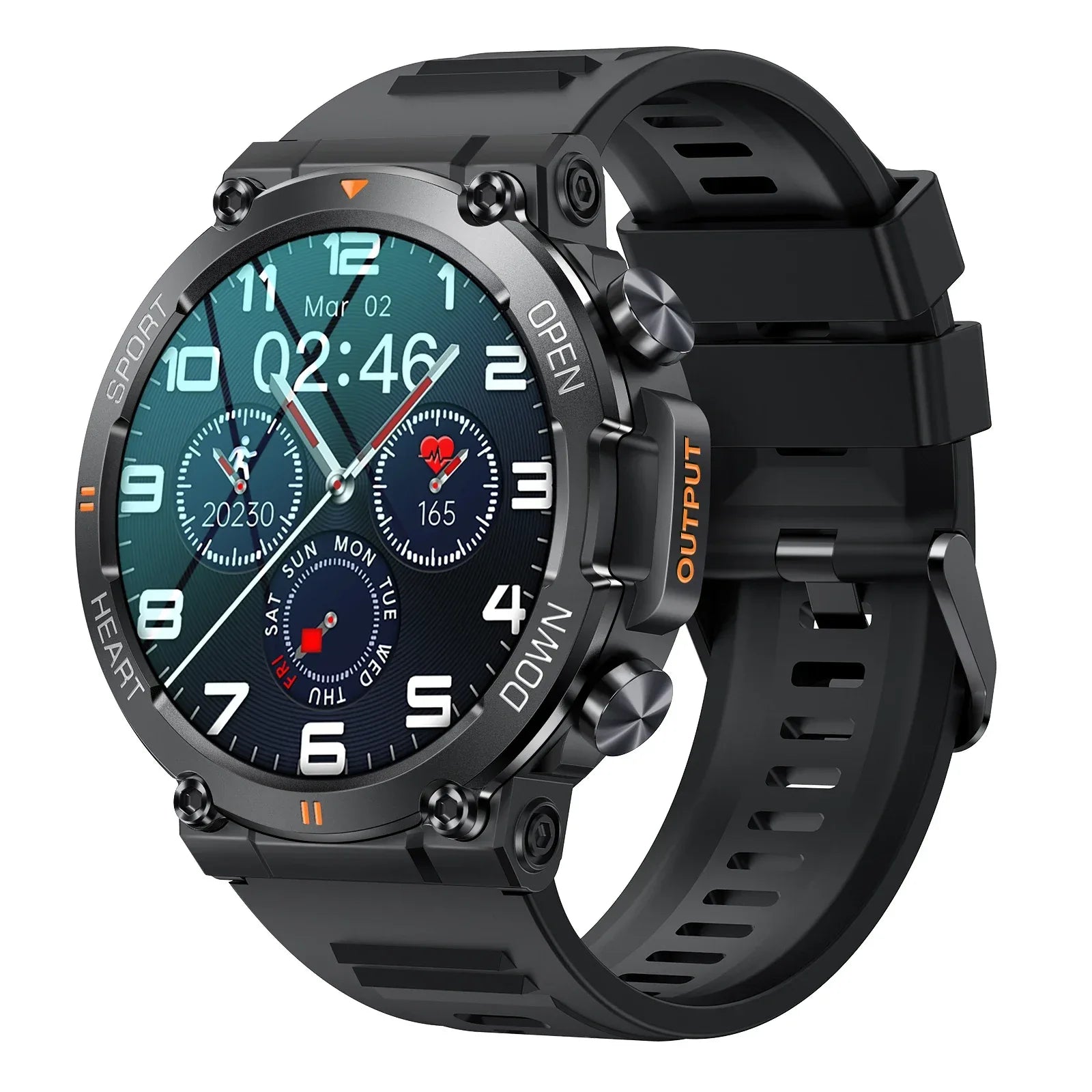 Sport Smart Watch K56 Pro 1.39 Inch IPS Screen Waterproof Design Outdoor Men's Sports Electronics Fitness Tracker Smart Watch - Tidesmit
