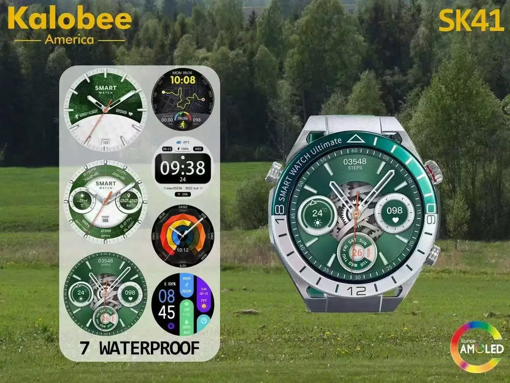 Newest Smartwatch BT Call Health Monitoring Ips Screen Waterproof Reloj inteligente Fitness Tracker Smart Watch SK41 for Men - Tidesmit