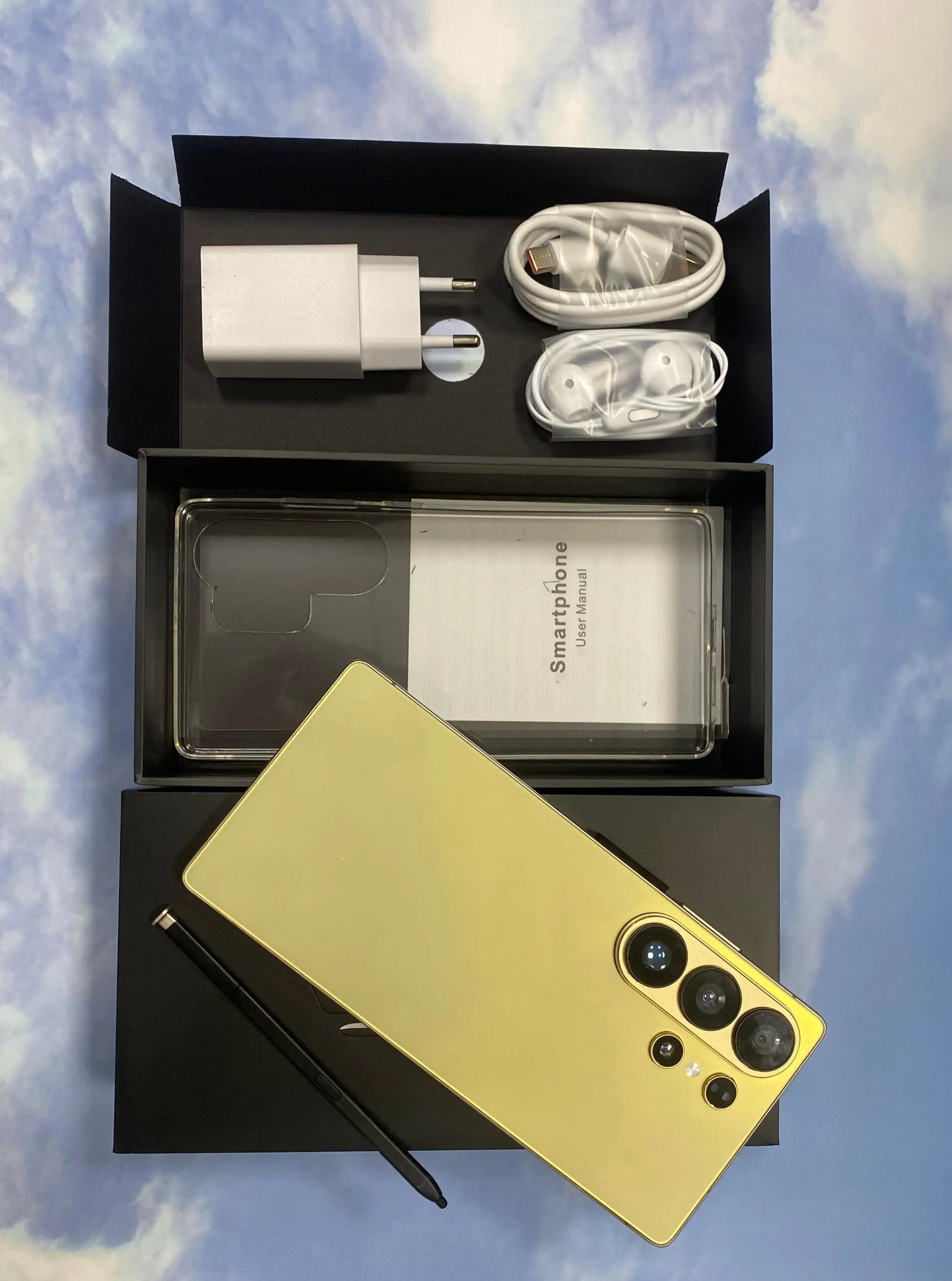 S26 Ultra 5G smartphone 7.3 inch full screen with stylus and 108MP camera, 22GB RAM 2TB storage global model view