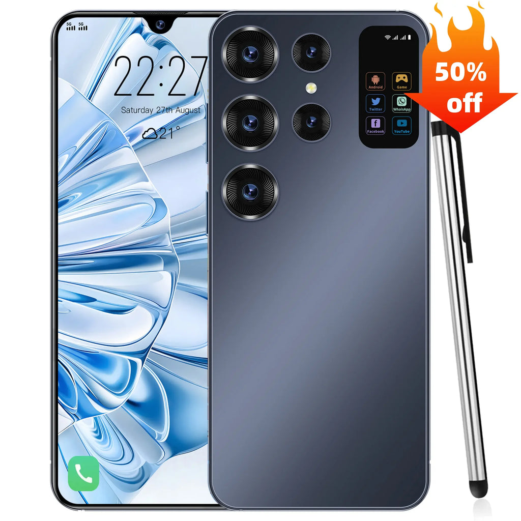 Tidesmit 5G Smartphone, 16GB RAM, 1TB Storage, 7 Inch AMOLED Display Tidesmit