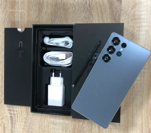 Real High Quality S25 Ultra Android 15 Smart Phone 22GB+1TB 5G Big HD Screen Long Standby Dual Card Unlocked Global Mobile Phone Blue 22GB Tidesmit