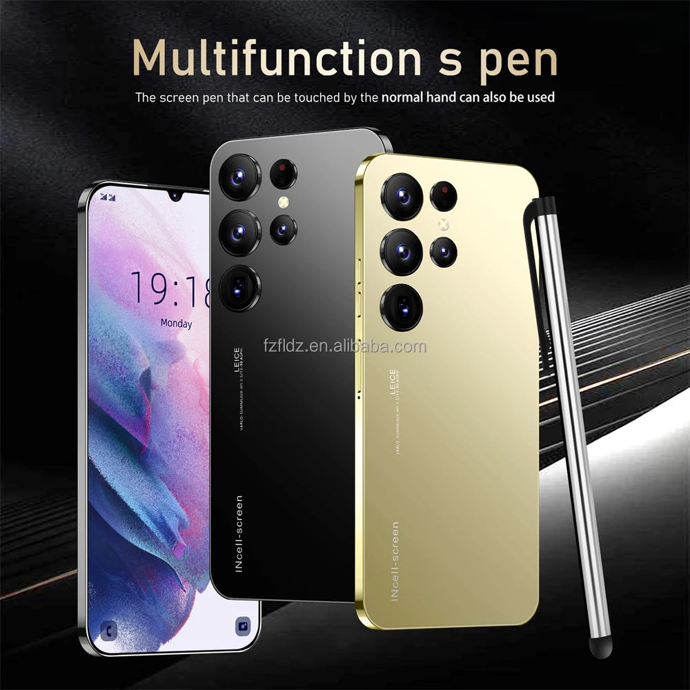 Tidesmit S24 Ultra 5G smartphone with 7.3 inch HD screen 16GB RAM and 1TB storage in sleek premium finish