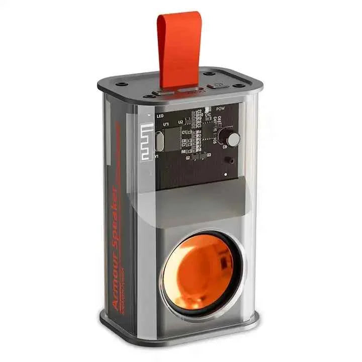 Manufacturer Direct Sales High Quality Wireless Bluetooths Mini Car Speakers Outdoor Stereo Waterproof BT Speaker Gray plastic My Store