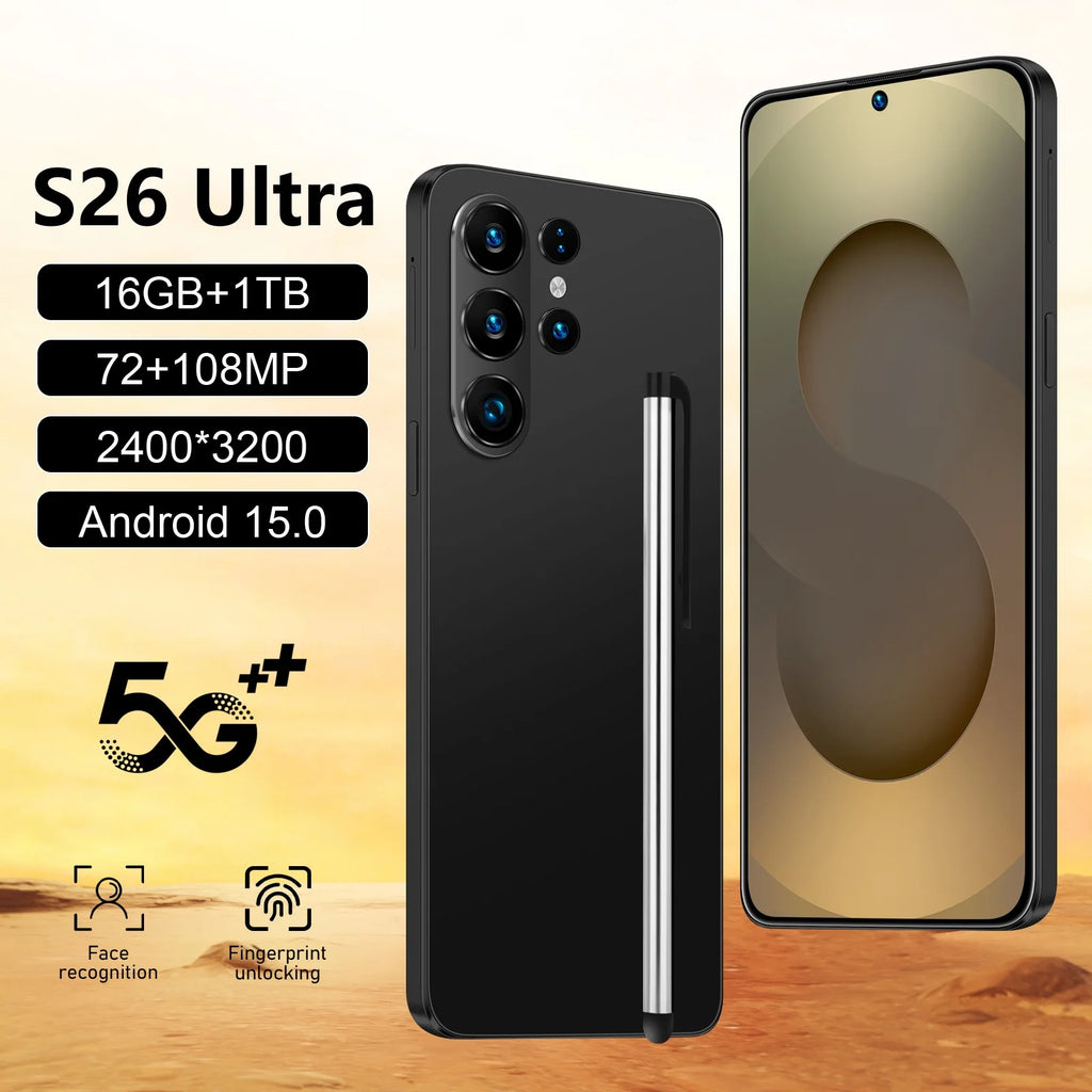 Tidesmit 7.3-Inch 5G Smartphone, 16GB RAM, 1TB Storage, Android 14 Tidesmit