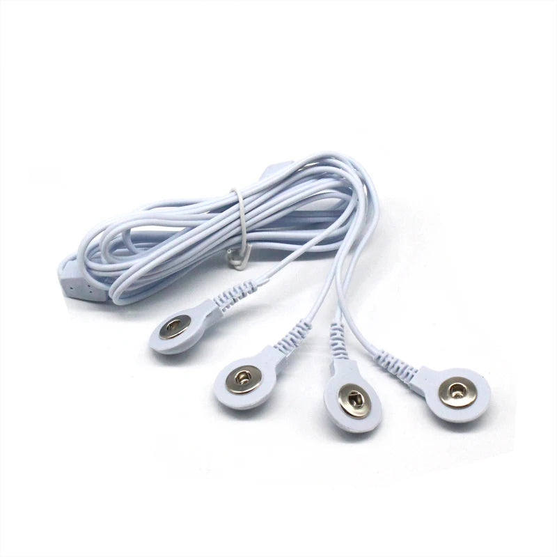 TENS Unit Lead Wire Replacement Cable for Electric Massagers Body Shaping Massage Equipment Tidesmit