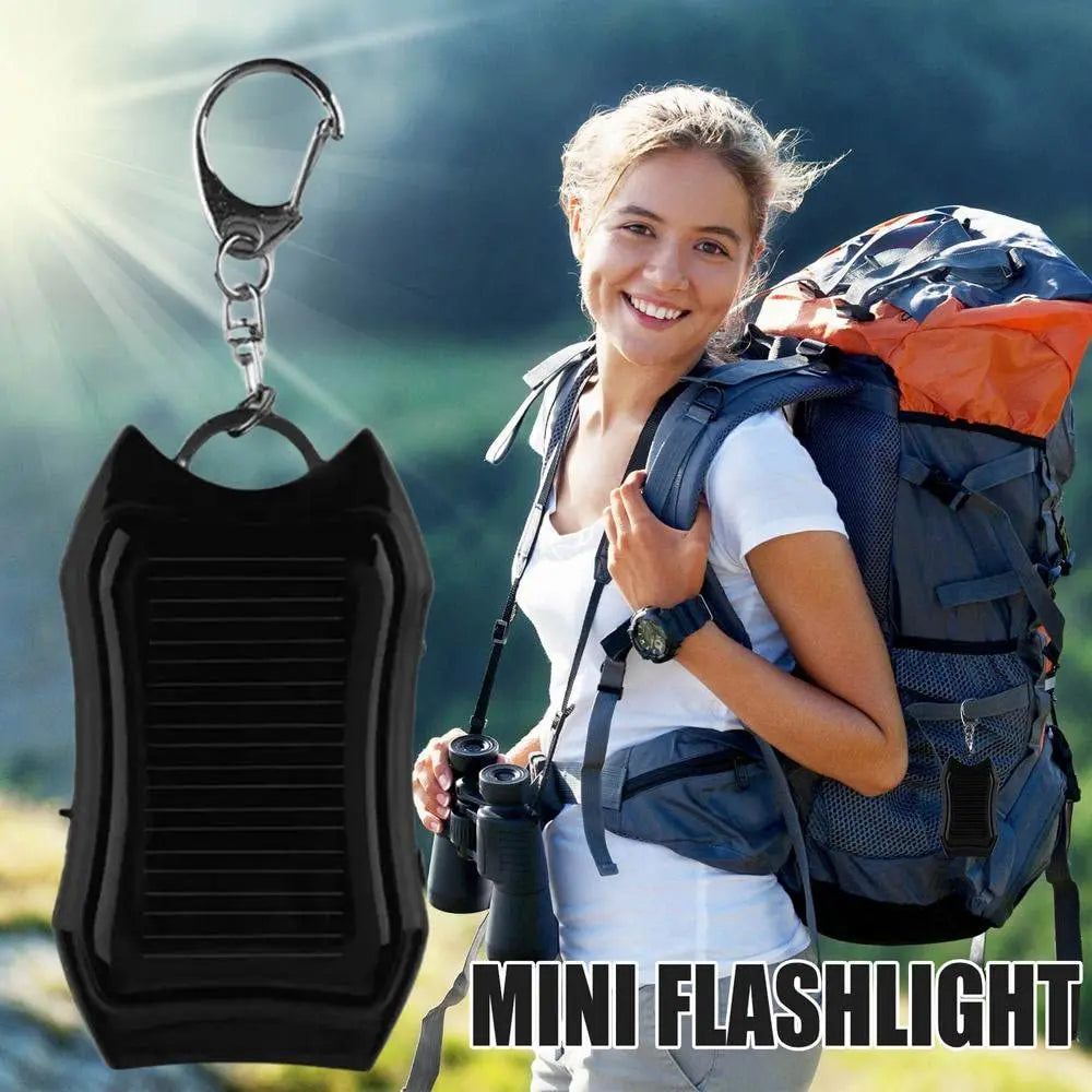 Solar Charger Mobile 1200mAH Keychain Power Supply Charger Battery Power Bank Cellphone New With Keychain Tidesmit