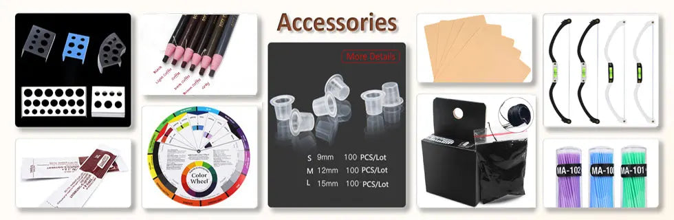 Permanent Makeup Tattoo Cartridges - Professional Rotary PMU Needles Permanent Makeup Machines Tidesmit