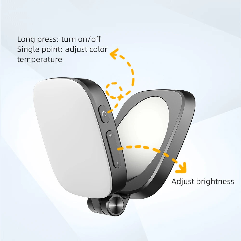 F662 Adjustable Portable Phone Magnetic Selfie Light LED Pocket Fill Light Outdoor Makeup Youtube Photography Studio Lighting Tidesmit