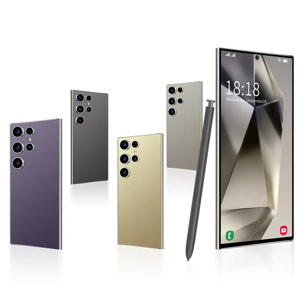 Highly Recommend 16+1TB Galax S24 Ultra Smart Phone 7.3inch Telephone Unlock S-Pen 4G WIFI Android S23 S24 Mobile Phones Tidesmit