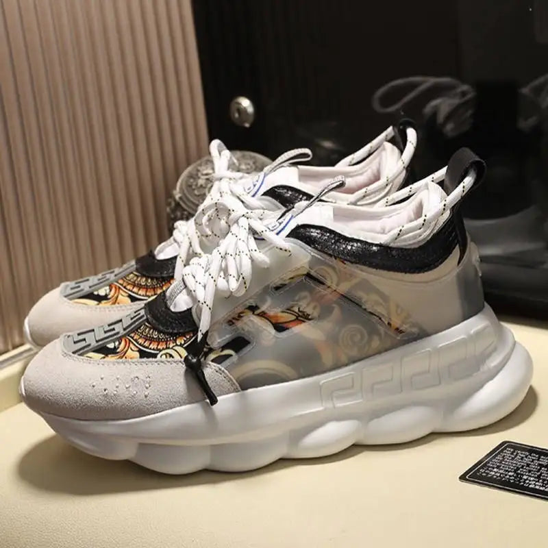 Designer Fashion Men's & Women's Luxury Casual Sneakers Retro Style Running Walking Shoes for Summer High Quality Tenis Zapatos