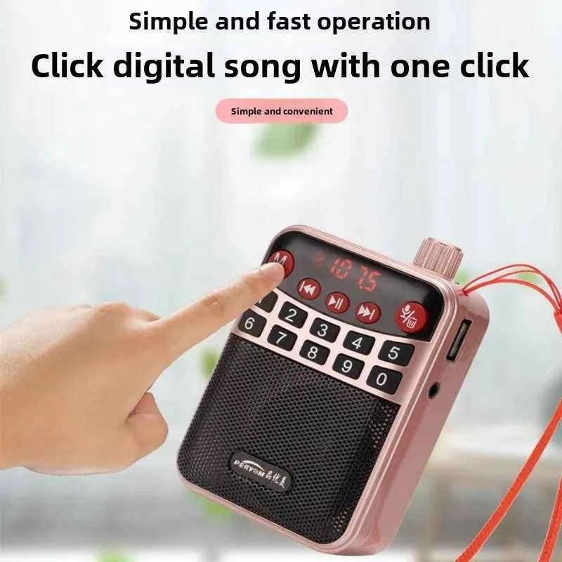 M-39 Portable for Bluetooth Card Speaker with Flashlight Function Wholesale Radio for Seniors Singing Opera Storytelling My Store