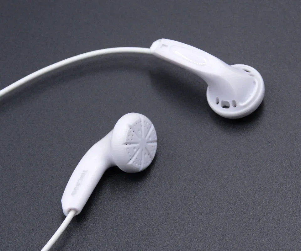 Wired HiFi Earbuds with Mic – Tidesmit Flat Head In-Ear Headphones Tidesmit