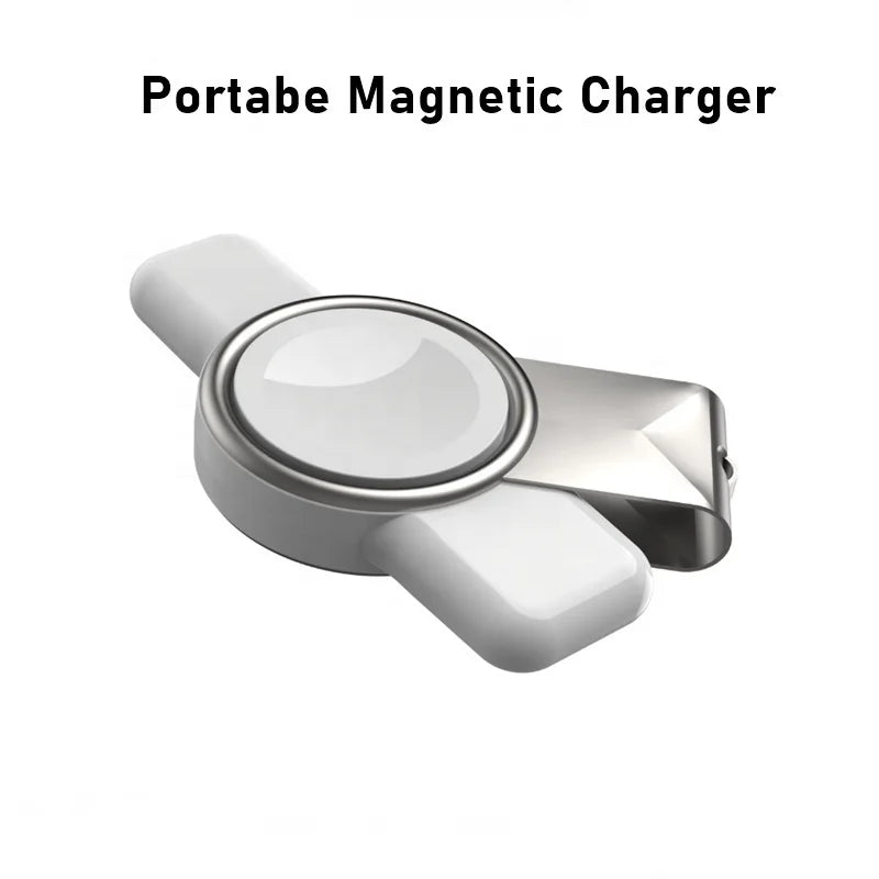 Power bank charger-High Version Pocket Mini Keychain PD Smart Watch Adapter Magnet Type C Portable USB Fast Portable Wireless Charger Tidesmit