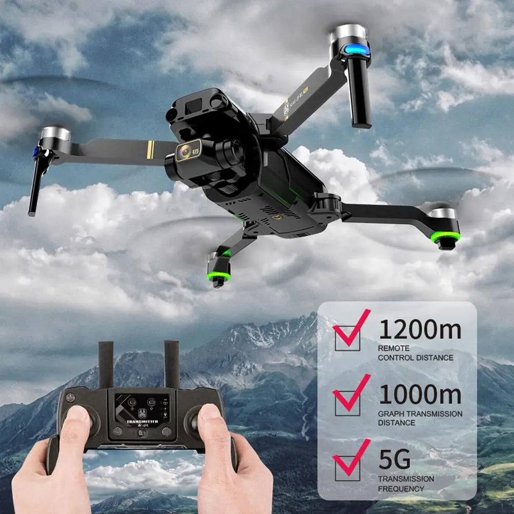 8K GPS Camera Drone with Obstacle Avoidance & Brushless Motor Tidesmit