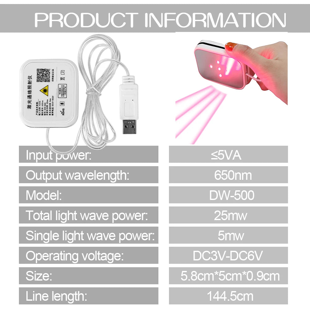 Laser Therapy Wrist Watch for Blood Sugar and Pressure Management Relaxation Treatment Tidesmit