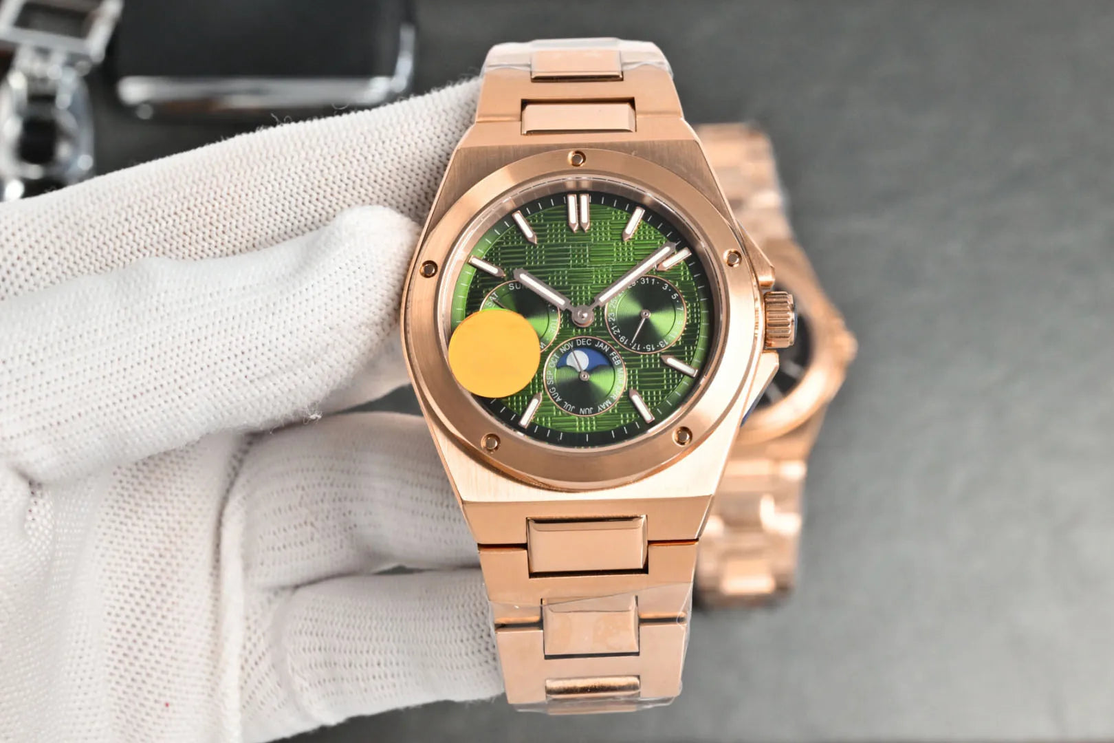 Top Quality Luxury Watch Stainless Steel case with Function Mechanical Watch for Business Use Suitable for Men Fashionable Watch