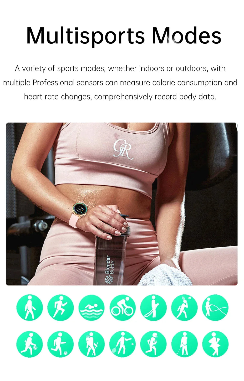 LW92 Smart Sports Watch Stainless Steel Band for Bluetooth Calling IOS Android App Control Sleep Tracker Menstrual Reminder - Tidesmit