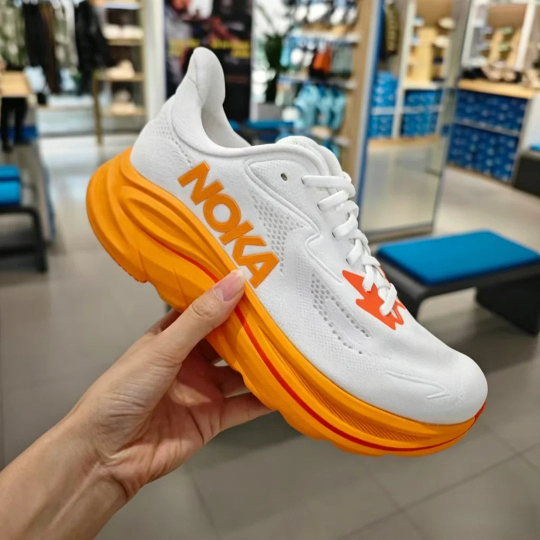 2026 Luxury Fashion clifton10 Sneakers Chunky Sole Running Shoes Mesh Lace-Up Breathable Round Toe Walking Shoes for Men