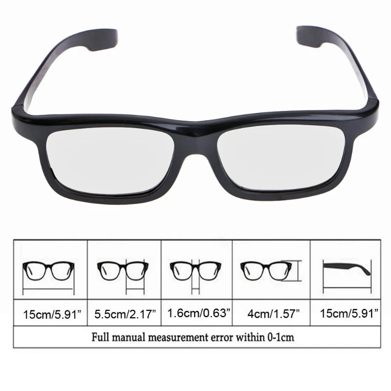 Circular Polarized 3D Glasses for RealD Cinema and Passive 3D TV Tidesmit