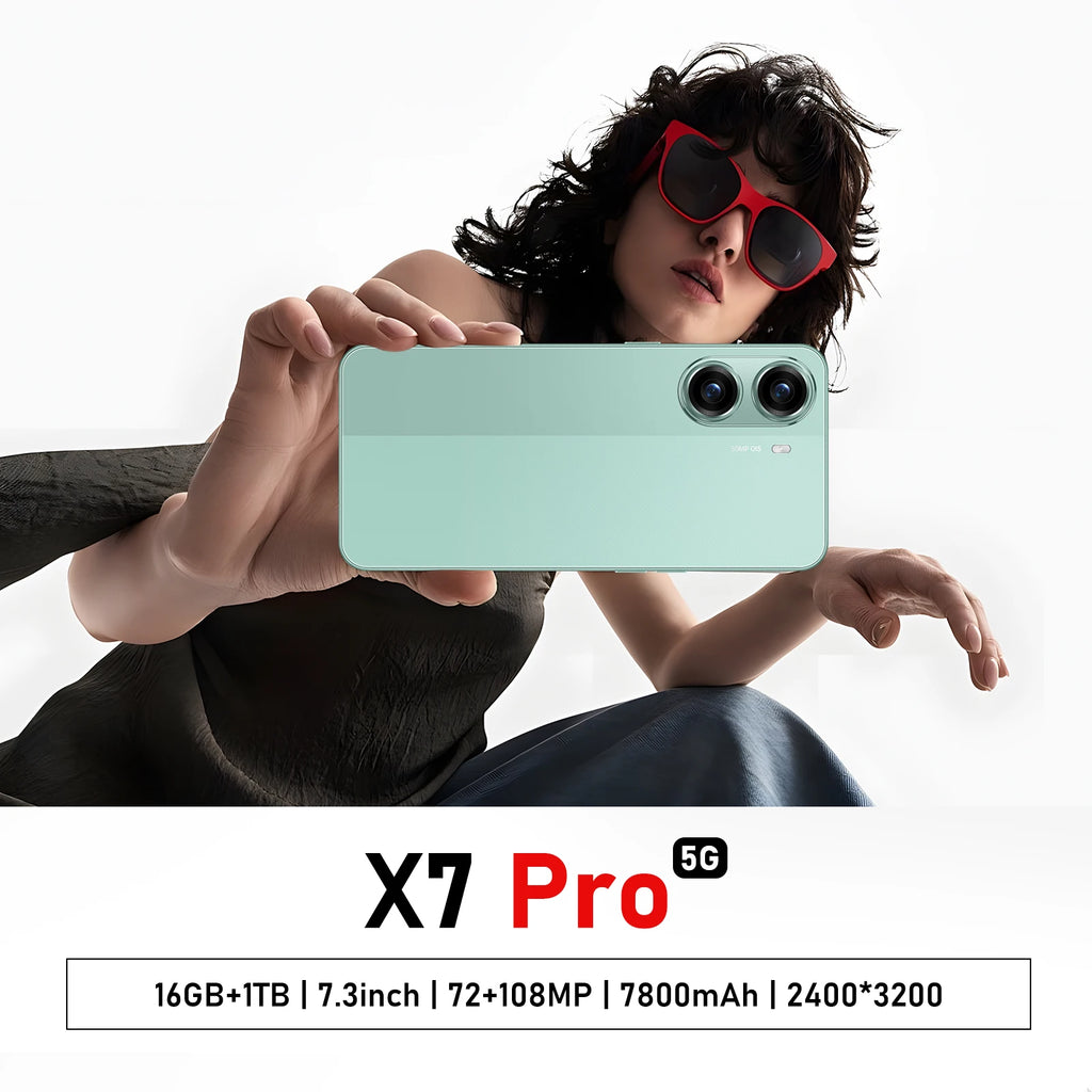 Tidesmit 5G Smartphone, 1TB Storage, 16GB RAM, 108MP Camera Tidesmit