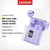 Lenovo XT56 Wireless BT 5.4 Long Battery Life Earphones Enc Noise Cancelling Gaming Earbuds HD Call Headphones With Mic XT56 Purple XT56 Tidesmit