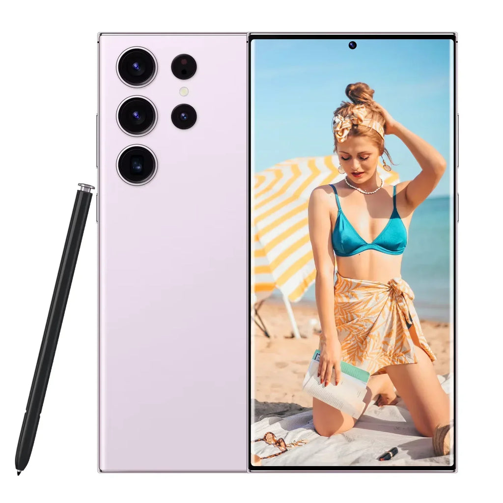 Note 30 Ultra Smartphone 7.3 Inch AMOLED Screen Telephone Smartphone 5G Cellphone Large Screen HD Camera Tidesmit