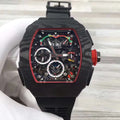 Hot Selling Black Color Waterproof Watch with Fully Automatic Mechanical Movement, Luxurious Men's Mechanical Watch