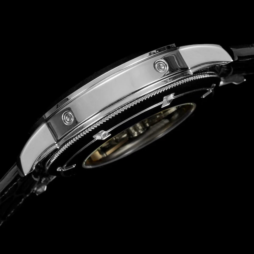 New High Quality Wristwatch with Moon Phase Display Mechanical Movement for Men Suitable for Business and Formal Wear Watch