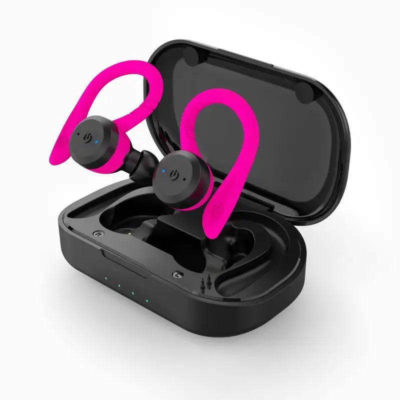 IPX7 Waterproof TWS Earbuds Wireless 5.0 Blue Tooth HiFi 3D Stereo Sound Noise Canceling Mic Charging Box LED Battery JL Tidesmit