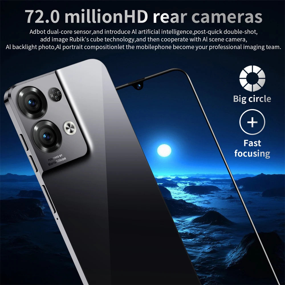 Oneplus 10 Pro 5g Smartphone Supervoo AndroidSmartphone Original 5000mah 6.7 Inch 5000amh Smart Phone TFT Reno 9 Pro 5g Tidesmit