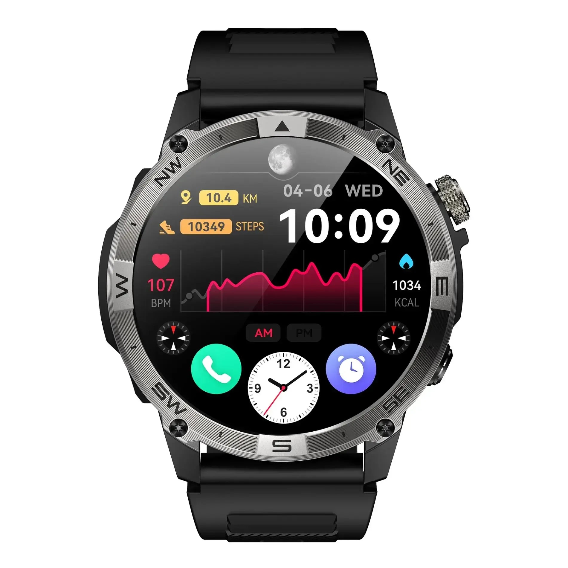 Outdoor Sport Smart Watch GPS Waterproof Health Monitoring Fitness Tracker Smart Watch HK08 for Gps Smart Watch Amoled - Tidesmit