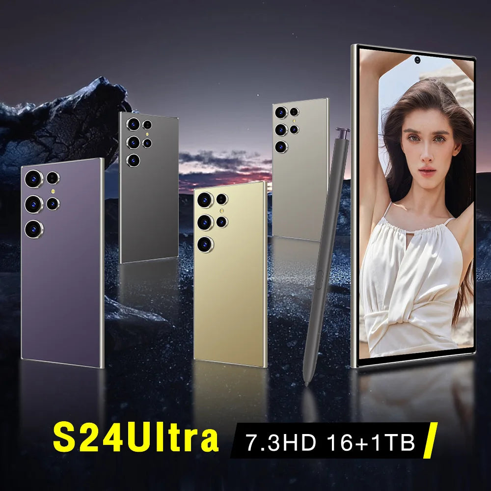 HIGH EQUIPMENT a FLASH SALE 5g Smart Phone with Best Camera Nfc 24 Ultra Android Smart Phone Pliable Android Smart Phones Tidesmit